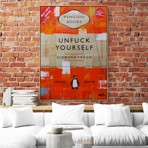 Completely Unfucked 140cm x 100cm Unfuck Yourself Urban Pop Book Club