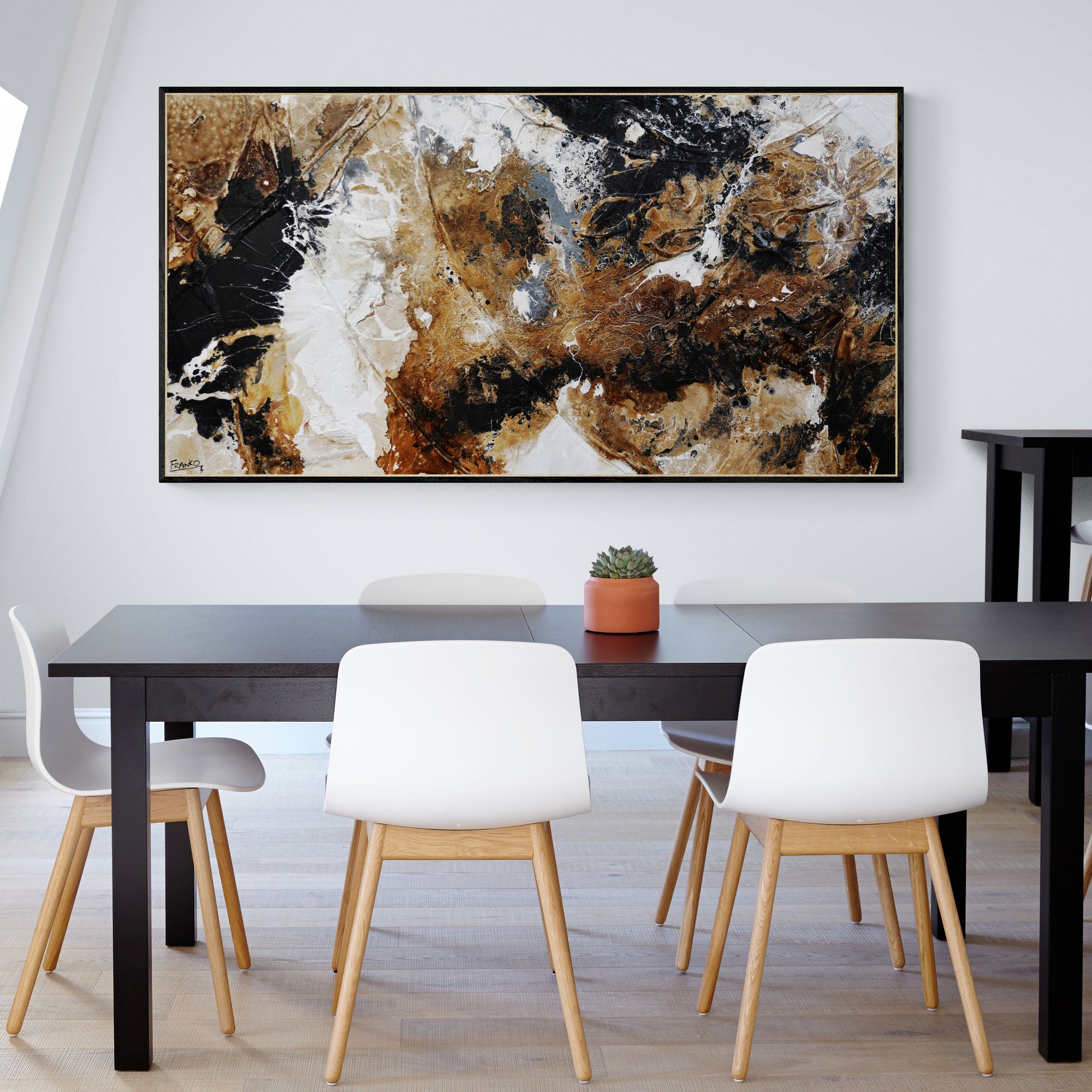 Rusted Atmosphere 190cm x 100cm Textured Abstract Painting