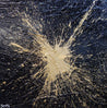 24 Carat Mint 120cm x 120cm Black and gold Abstract Painting (SOLD)-abstract-[Franko ]-[Gallery]-[popular]-[Australia]-Franklin Art Studio