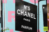 pop art chanel bottle painting