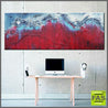 Against The World 160cm x 60cm Abstract Painting Red-abstract-Franko-[huge]-[Australian]-[best Selling]-Franklin Art Studio