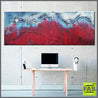 Against The World 160cm x 60cm Abstract Painting Red-abstract-Franko-[Franko]-[huge_art]-[Australia]-Franklin Art Studio