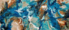 Aquatic Honey 270cm x 120cm Turquoise White Textured Abstract Painting (SOLD)-Abstract-Franko-[Franko]-[Australia_Art]-[Art_Lovers_Australia]-Franklin Art Studio