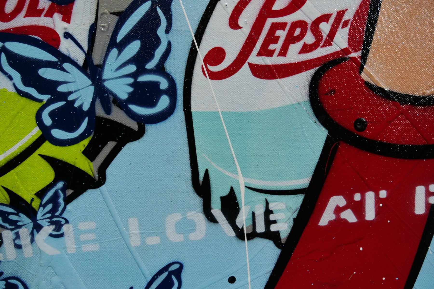 Astro 140cm x 100cm Astro Boy Textured Urban Pop Art Painting (SOLD)