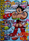 Astro 140cm x 100cm Astro Boy Textured Urban Pop Art Painting (SOLD)-Urban Pop Art-Franko-[Franko]-[Australia_Art]-[Art_Lovers_Australia]-Franklin Art Studio
