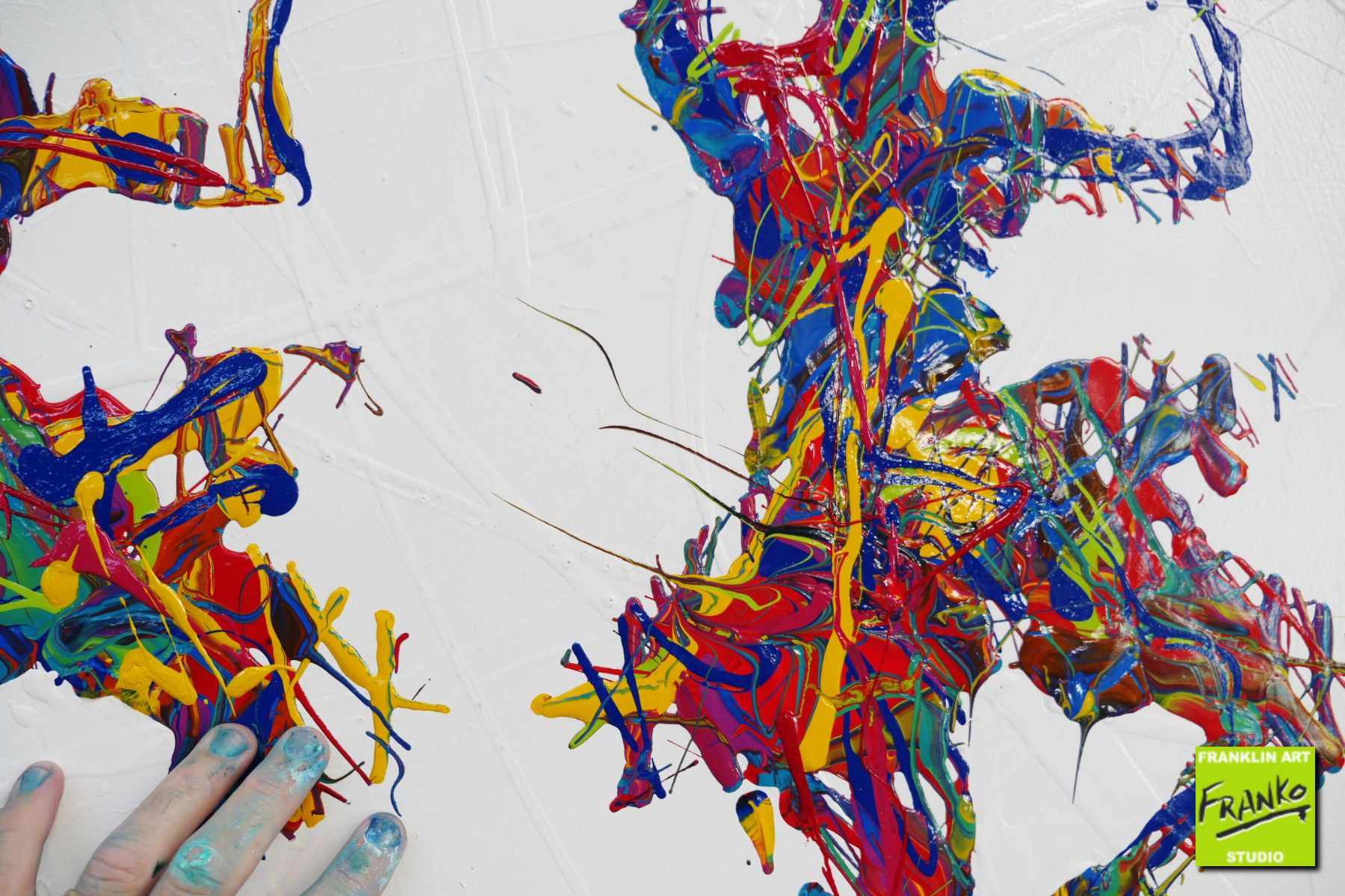 At The Ballet 140cm x 100cm Ballerina Pop Art Painting (SOLD)