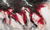 Atomic Jam 200cm x 120cm Red Black White Textured Abstract Painting-Abstract-[Franko]-[Australian Artist]-[Large]-[Popular]-Franklin Art Studio
