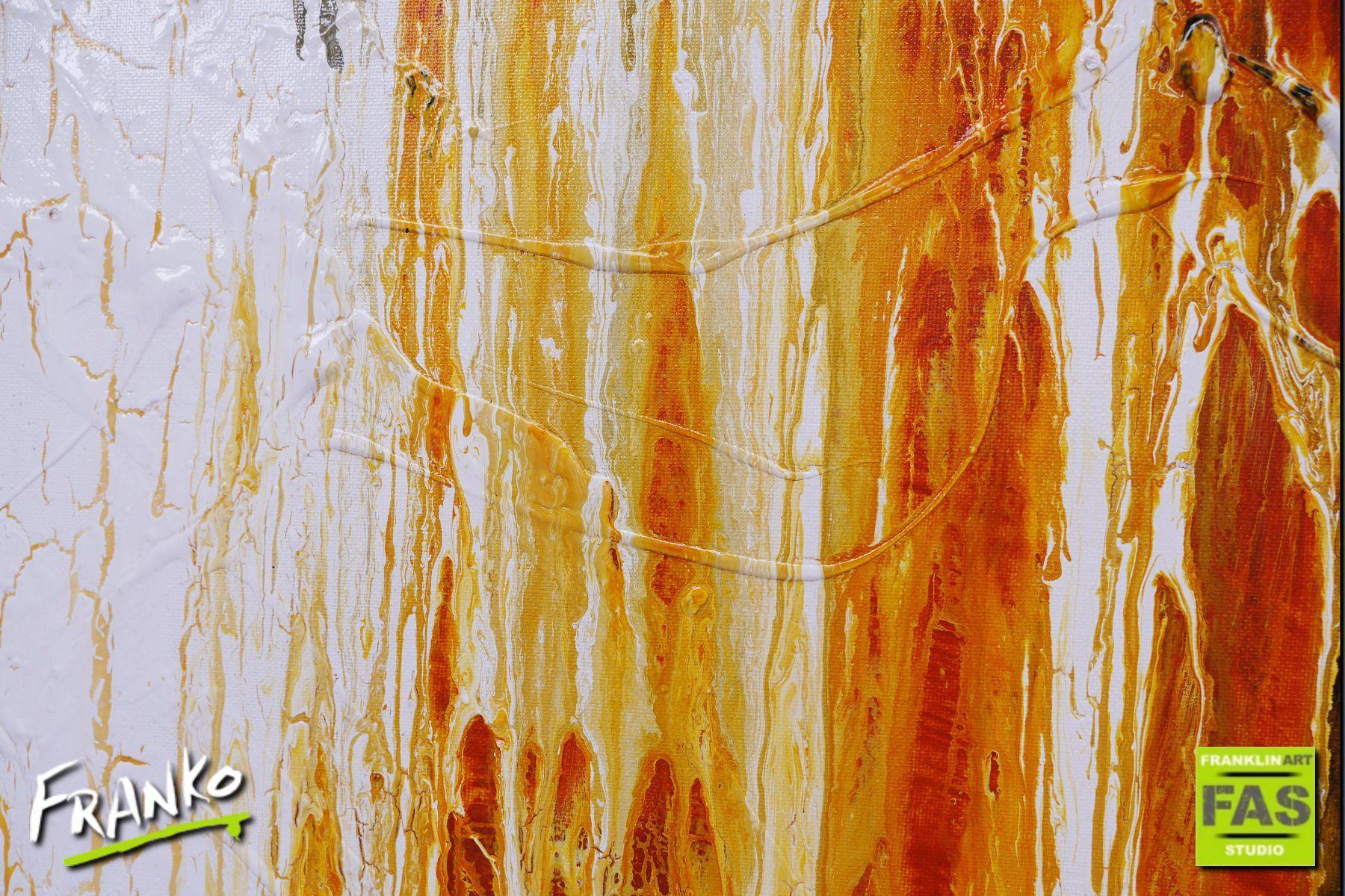 Australian Sienna Depths 75cm x 100cm Sienna Abstract Painting (SOLD)