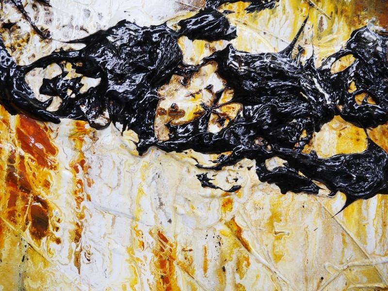 Australian Sienna Riot 160cm x 100cm Sienna Abstract Painting (SOLD)