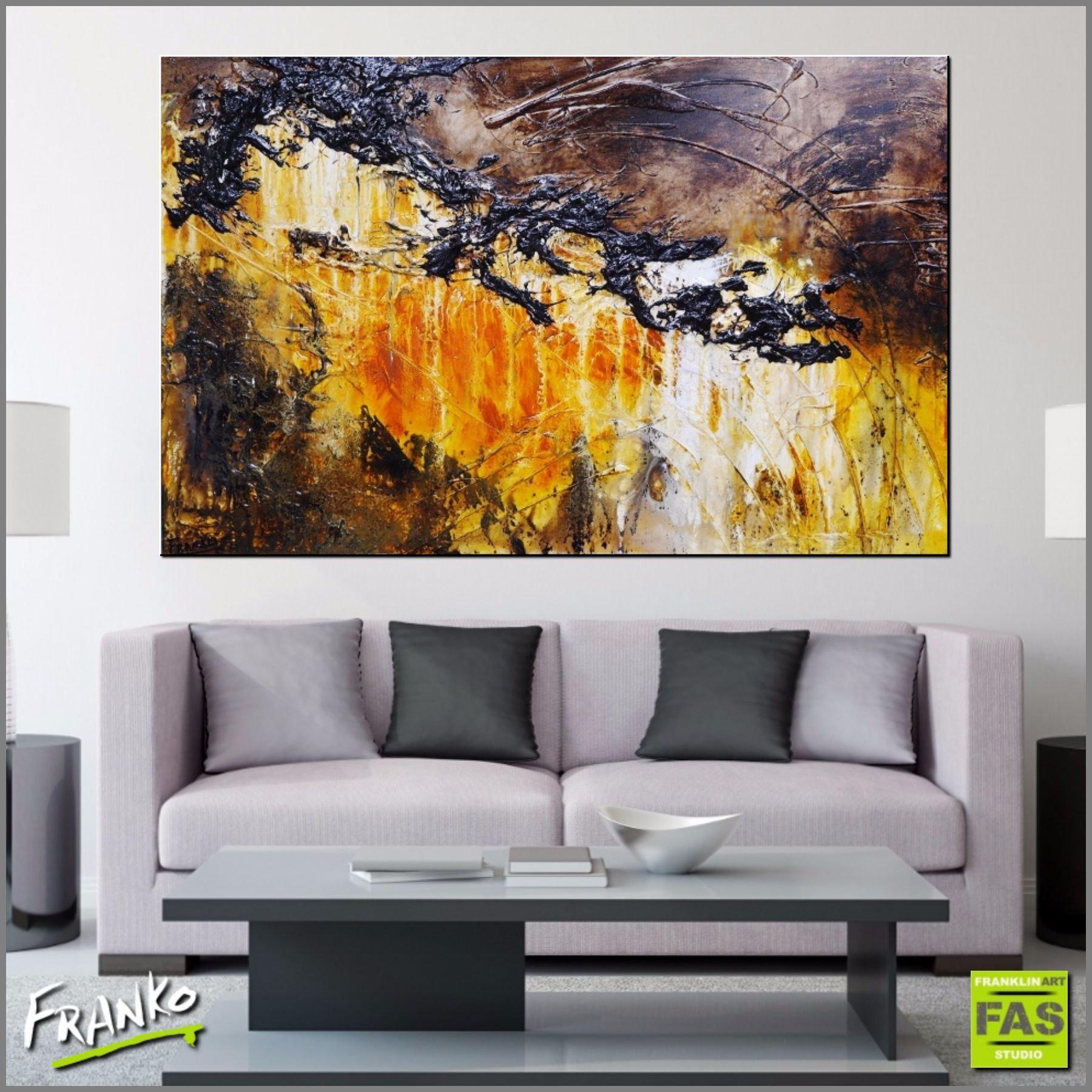 Australian Sienna Riot 160cm x 100cm Sienna Abstract Painting (SOLD)-abstract-Franko-[huge]-[Australian]-[best Selling]-Franklin Art Studio