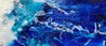 Azure Royalty 270cm x 120cm Blue White Textured Abstract Painting (SOLD)-Abstract-Franko-[Franko]-[Australia_Art]-[Art_Lovers_Australia]-Franklin Art Studio