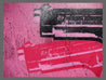 Bang Bang Warhol Two 140cm x 100cm Guns Pink Pop Art Painting (SOLD)-urban pop-Franko-[franko_art]-[beautiful_Art]-[The_Block]-Franklin Art Studio