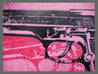 Bang Bang Warhol 140cm x 100cm Guns Pink