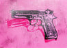 Bang Bang Warhol Two 140cm x 100cm Guns Pink Pop Art Painting (SOLD)-urban pop-Franko-[Franko]-[Australia_Art]-[Art_Lovers_Australia]-Franklin Art Studio