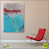 Be Inspired! Abstract Aqua Red (SOLD)-abstract-Franko-[Franko]-[huge_art]-[Australia]-Franklin Art Studio