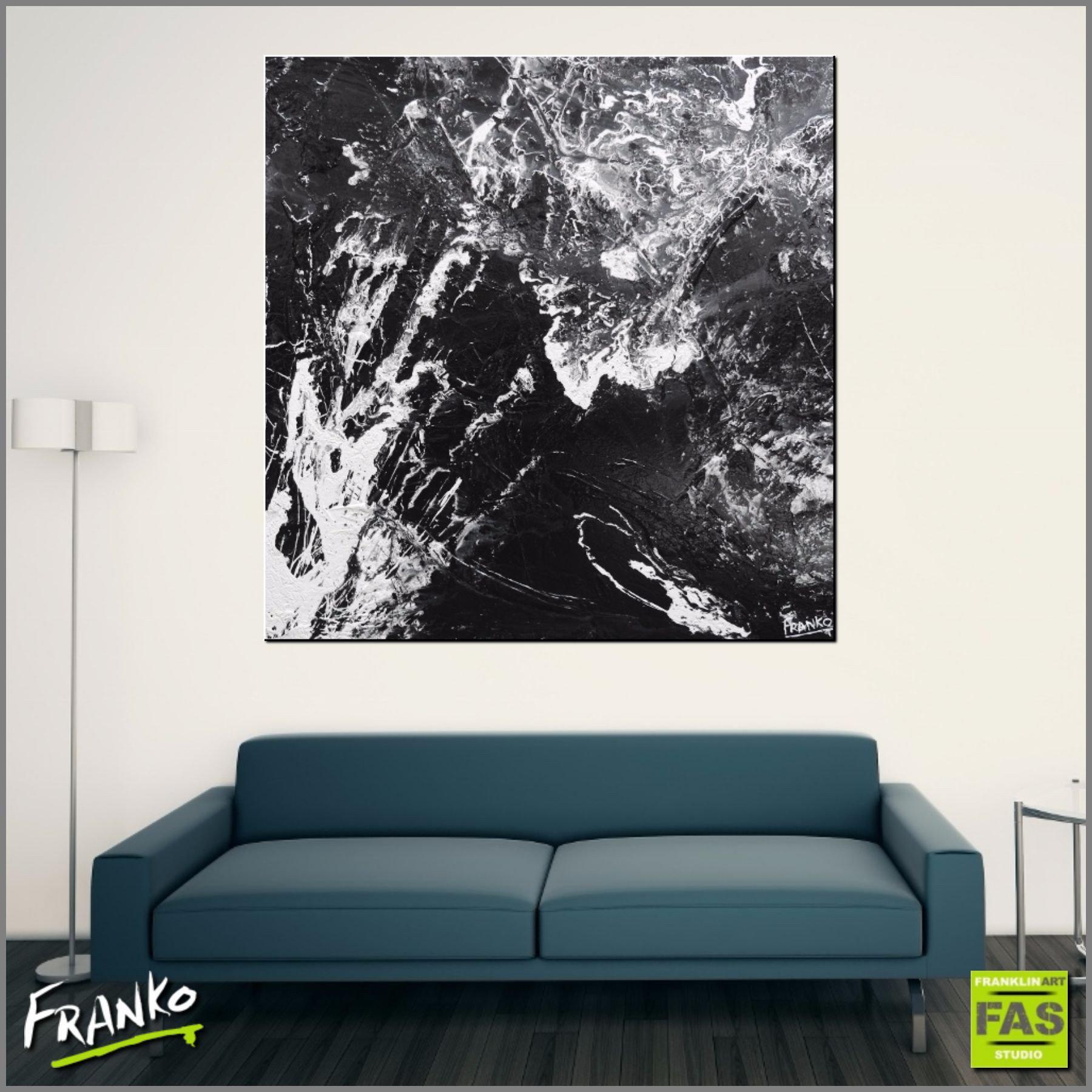 Be Inspired! Abstract Black (SOLD)-abstract-Franko-[Franko]-[huge_art]-[Australia]-Franklin Art Studio