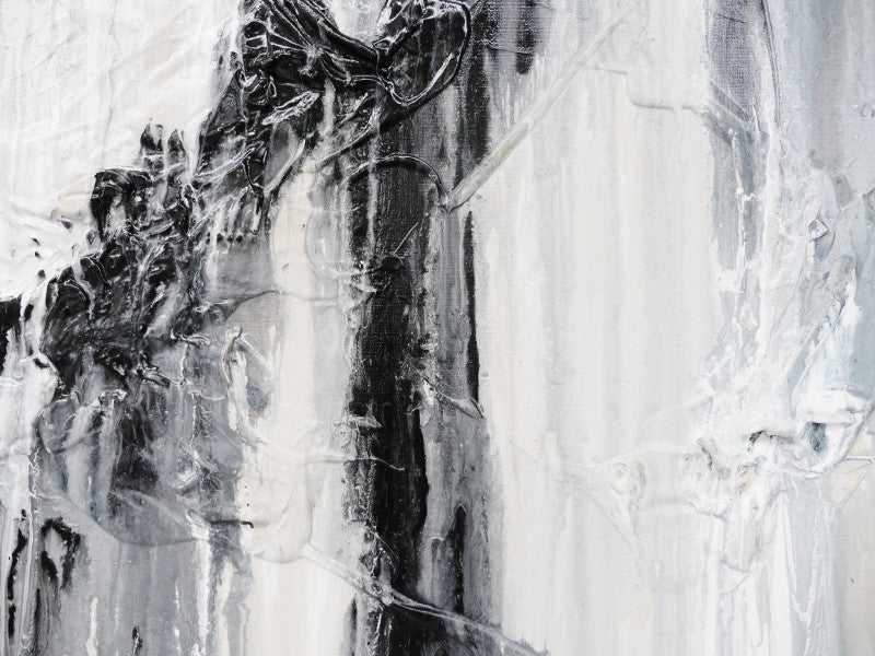 Be Inspired! Abstract Black White (SOLD)-abstract-[Franko]-[Artist]-[Australia]-[Painting]-Franklin Art Studio