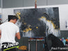 Be Inspired! Abstract Blackish Gold 160cm x 100cm Black and Gold (SOLD)-abstract-Franko-[franko_art]-[beautiful_Art]-[The_Block]-Franklin Art Studio