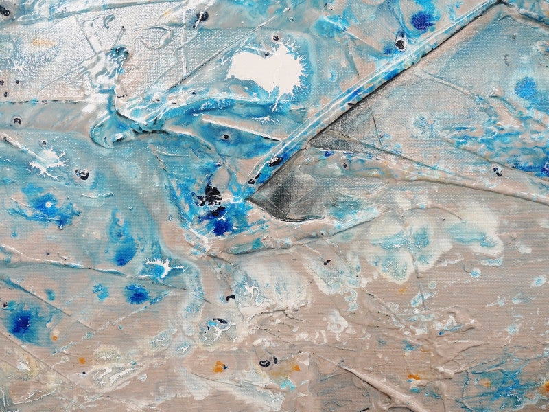 Be Inspired! Abstract Blue Creme (SOLD)-abstract-[Franko]-[Artist]-[Australia]-[Painting]-Franklin Art Studio