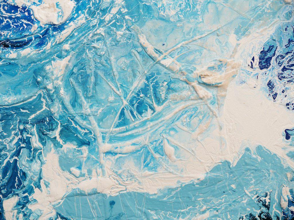Be Inspired! Abstract Blue (SOLD)-abstract-[Franko]-[Artist]-[Australia]-[Painting]-Franklin Art Studio