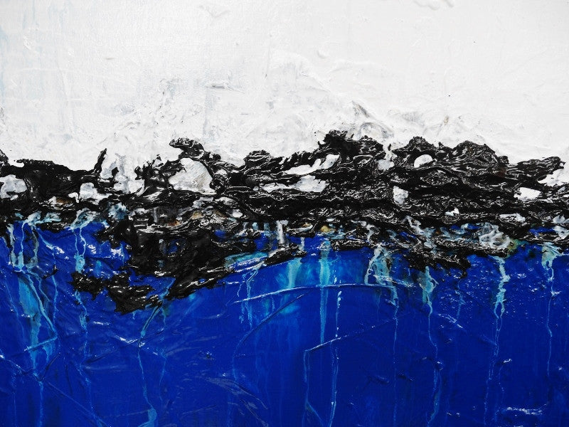 Be Inspired! Abstract Blue and white (SOLD)-abstract-[Franko Artist]-[Gold Coast]-[Brisbane]-[Huge]-Franklin Art Studio