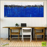 Be Inspired! Abstract Blue and white (SOLD)-abstract-Franko-[huge]-[Australian]-[best Selling]-Franklin Art Studio