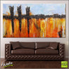 Be Inspired! Abstract Blue orange (SOLD)-abstract-Franko-[Franko]-[huge_art]-[Australia]-Franklin Art Studio