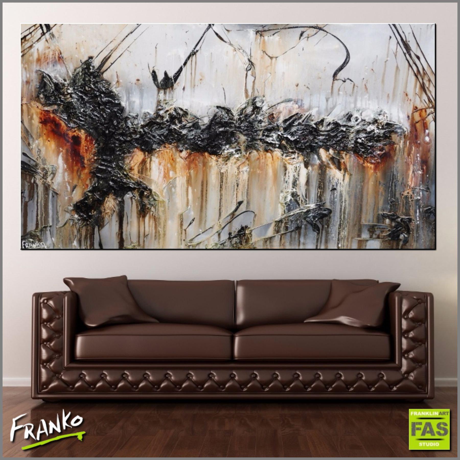 Be Inspired! Abstract Brown (SOLD)-abstract-Franko-[Franko]-[huge_art]-[Australia]-Franklin Art Studio