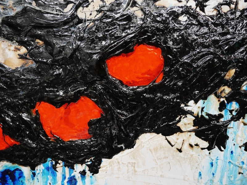 Be Inspired! Abstract Burnt Orange (SOLD)-abstract-Franko-[franko_artist]-[Art]-[interior_design]-Franklin Art Studio
