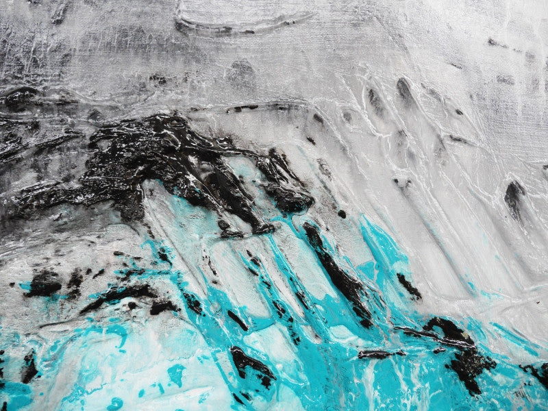 Be Inspired! Abstract Jade Grey (SOLD)-abstract-Franko-[franko_art]-[beautiful_Art]-[The_Block]-Franklin Art Studio