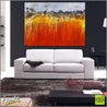 Be Inspired! Abstract Orange and Blue (SOLD)-abstract-Franko-[huge]-[Australian]-[best Selling]-Franklin Art Studio