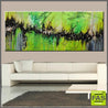 Be Inspired! Abstract Painting Green (SOLD)-abstract-Franko-[huge]-[Australian]-[best Selling]-Franklin Art Studio