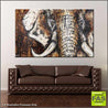 Be Inspired! Abstract Realism African Elephant (SOLD)-abstract realism-Franko-[Franko]-[huge_art]-[Australia]-Franklin Art Studio