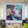 Be Inspired! Abstract Realism Billie Holiday (SOLD)-abstract realism-Franko-[Franko]-[huge_art]-[Australia]-Franklin Art Studio