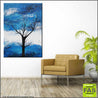 Be Inspired! Abstract Realism Blue Tree (SOLD)-abstract realism-Franko-[Franko]-[huge_art]-[Australia]-Franklin Art Studio