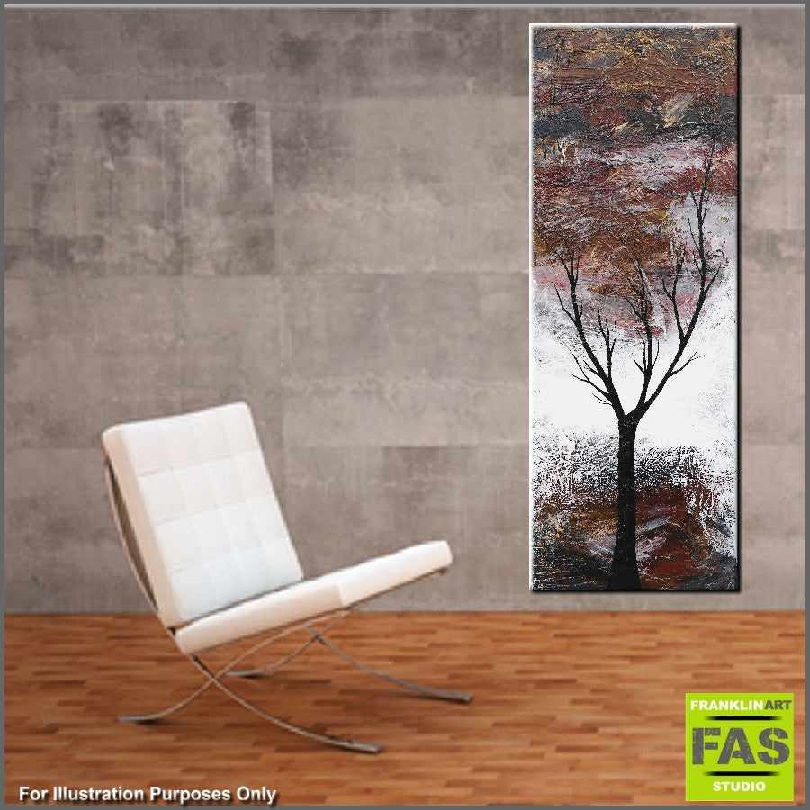 Be Inspired! Abstract Realism Brown Tree (SOLD)-abstract realism-Franko-[franko_artist]-[Art]-[interior_design]-Franklin Art Studio