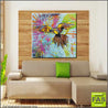 Be Inspired! Abstract Realism Colourful Parrot (SOLD)-abstract realism-Franko-[Franko]-[huge_art]-[Australia]-Franklin Art Studio