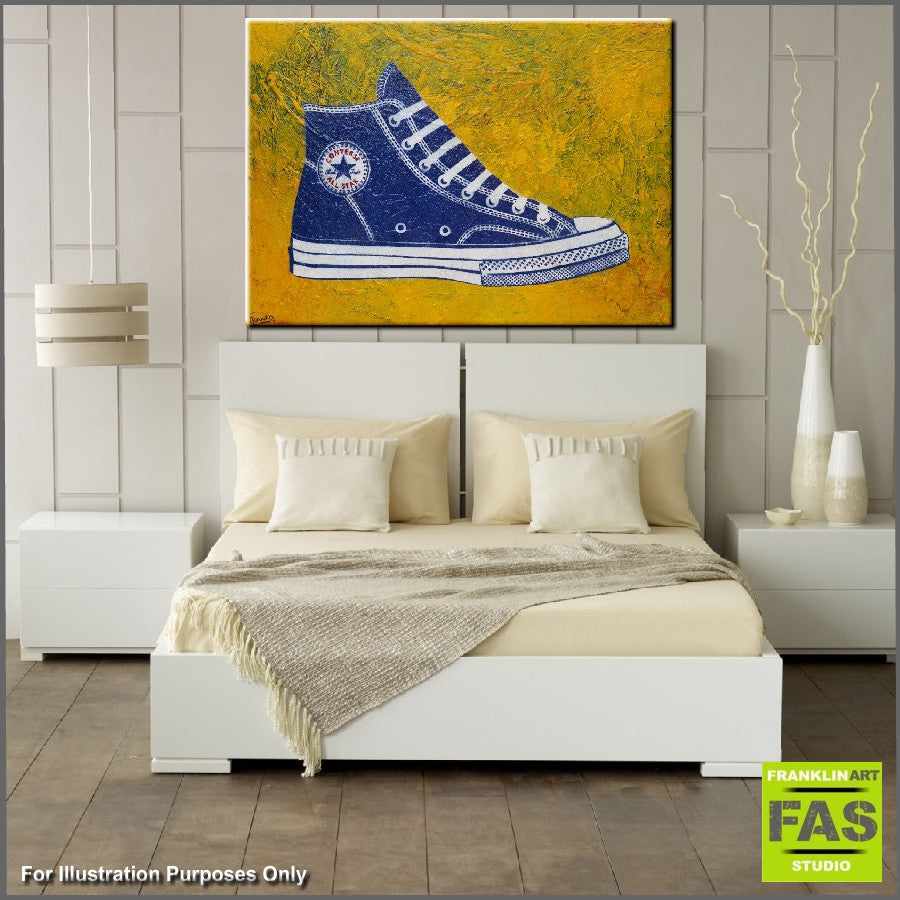 Be Inspired! Abstract Realism Converse Shoe (SOLD)-abstract realism-Franko-[franko_artist]-[Art]-[interior_design]-Franklin Art Studio