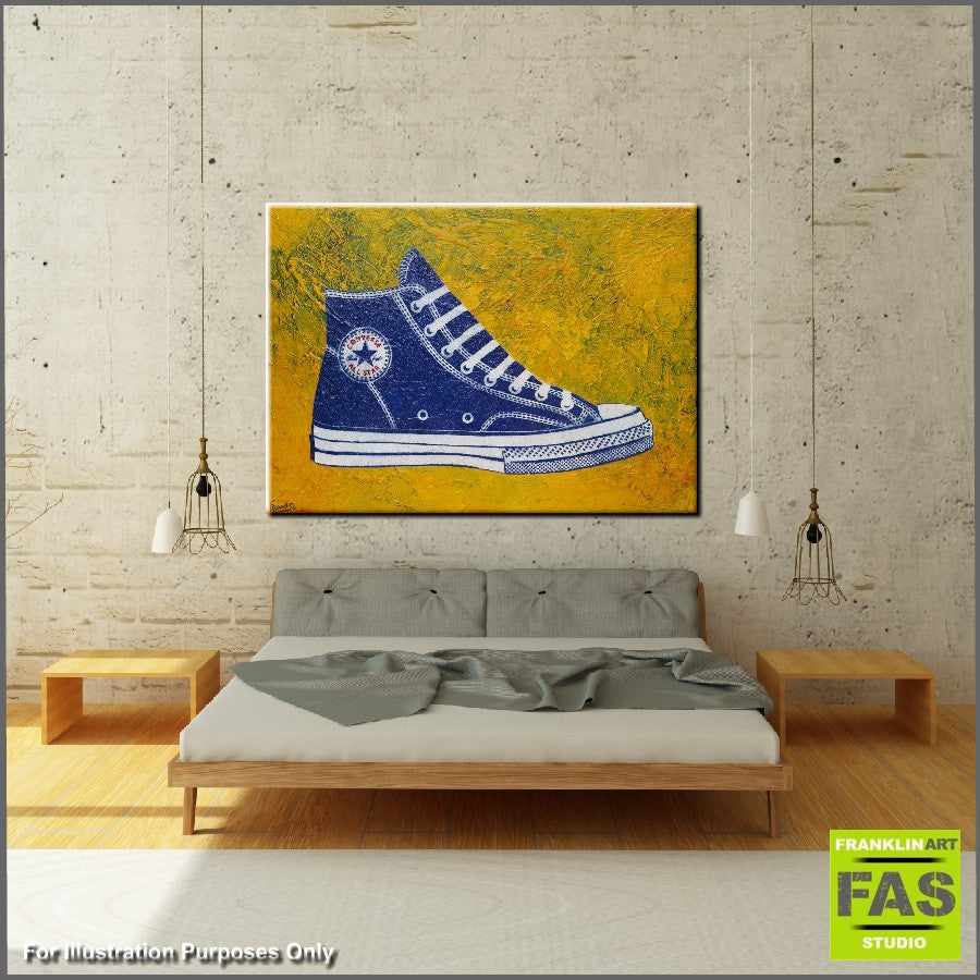 Be Inspired! Abstract Realism Converse Shoe (SOLD)-abstract realism-Franko-[Franko]-[huge_art]-[Australia]-Franklin Art Studio
