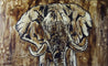 Be Inspired! Abstract Realism Elephant Brown (SOLD)-abstract realism-[Franko_Artist]-[Australian_artist]-[Gold_Coast]-[Brisbane]-[modern]-[contemporary]-[original]-[Large_artwork]-Franklin Art Studio