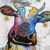 Be Inspired! Abstract Realism Farm Cow (SOLD)-abstract realism-Franko-[Franko]-[Australia_Art]-[Art_Lovers_Australia]-Franklin Art Studio