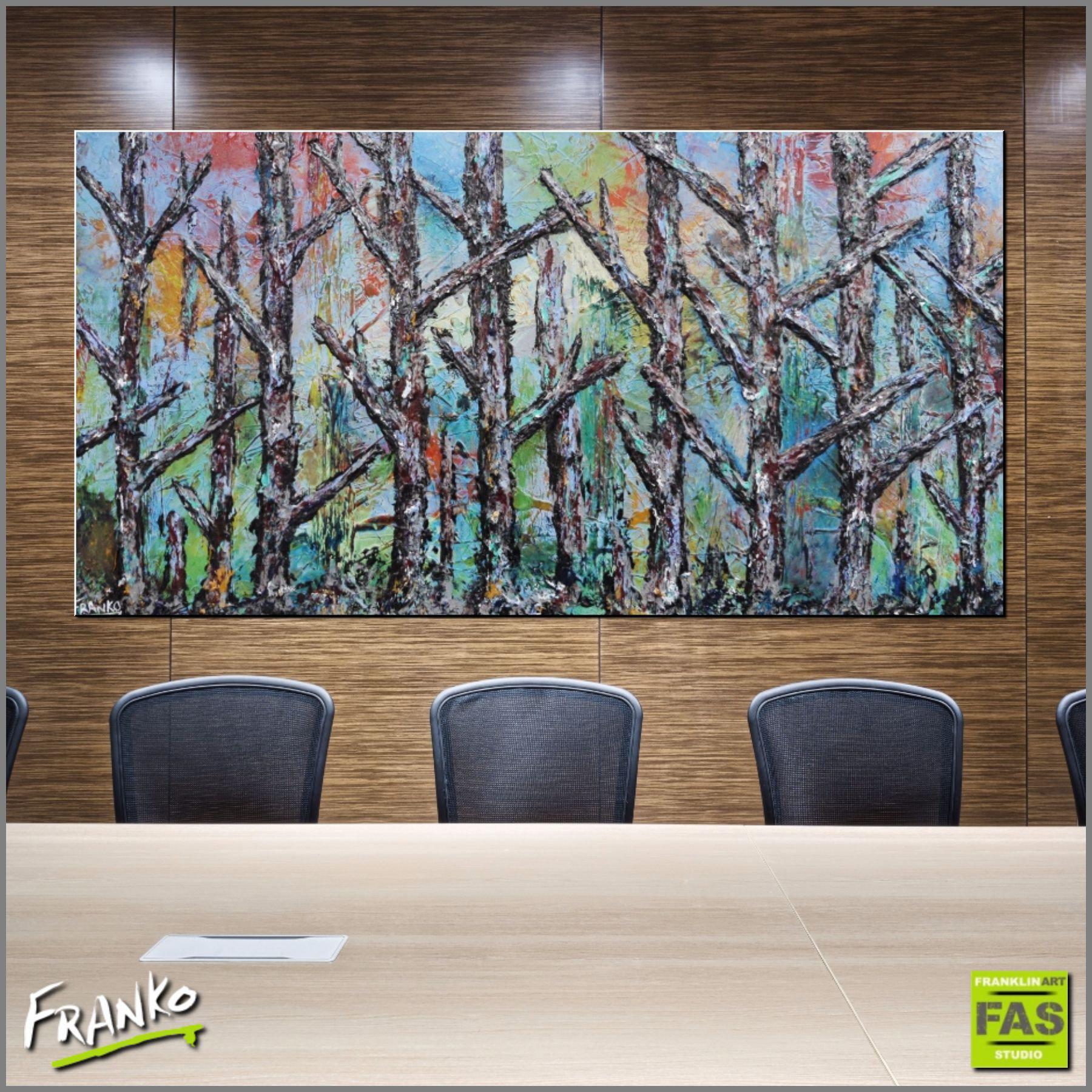 Be Inspired! Abstract Realism Forrest Trees (SOLD)-abstract realism-Franko-[Franko]-[huge_art]-[Australia]-Franklin Art Studio