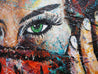 Be Inspired! Abstract Realism Green Eyes (SOLD)-abstract realism-[Franko]-[Artist]-[Australia]-[Painting]-Franklin Art Studio