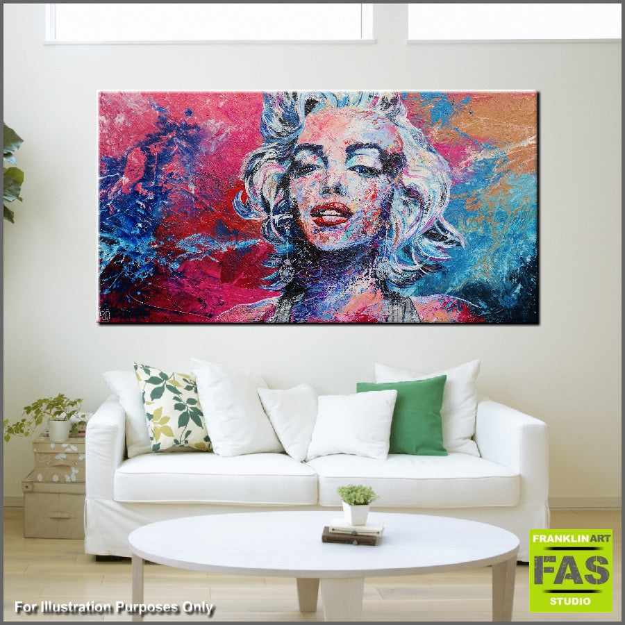 Be Inspired! Abstract Realism Marilyn Monroe (SOLD)-abstract realism-[Franko Artist]-[Gold Coast]-[Brisbane]-[Huge]-Franklin Art Studio