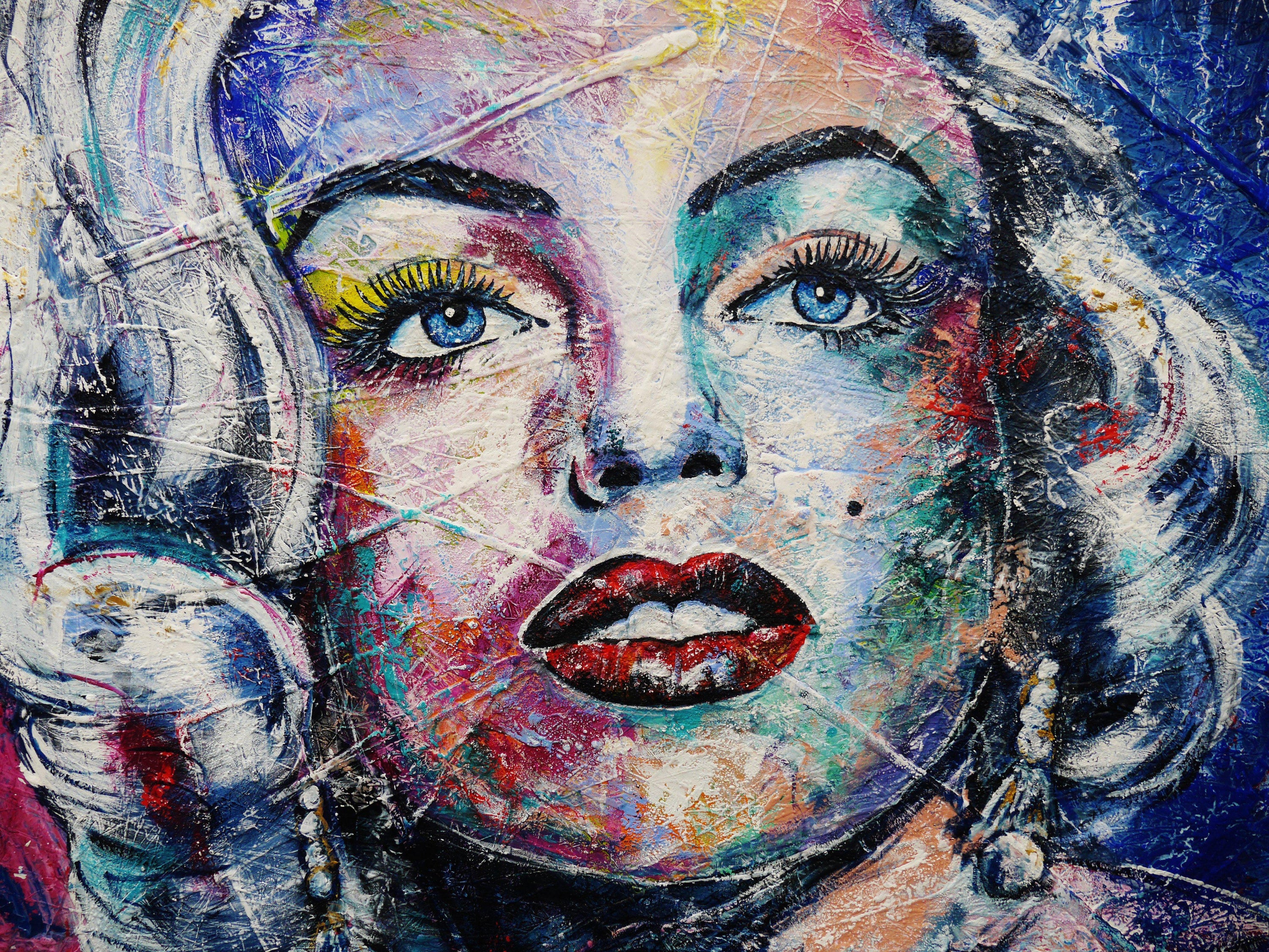 Be Inspired! Abstract Realism Marilyn Monroe (SOLD)-abstract realism-Franko-[franko_artist]-[Art]-[interior_design]-Franklin Art Studio