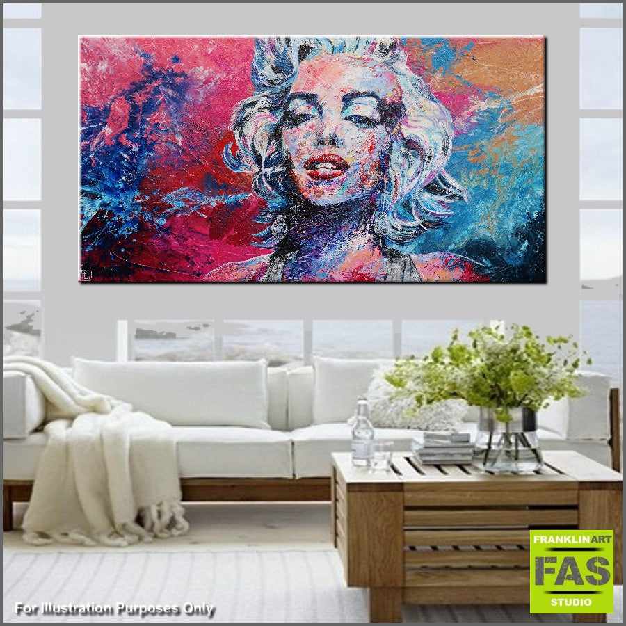 Be Inspired! Abstract Realism Marilyn Monroe (SOLD)-abstract realism-Franko-[huge]-[Australian]-[best Selling]-Franklin Art Studio