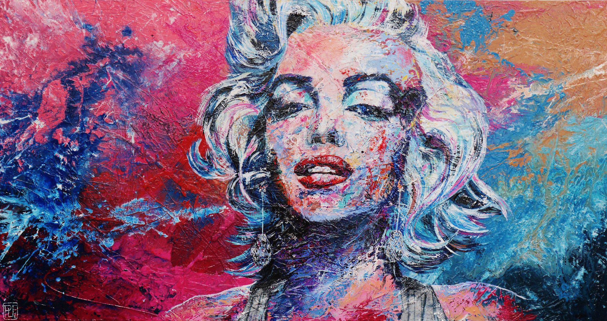 Be Inspired! Abstract Realism Marilyn Monroe (SOLD)-abstract realism-[Franko ]-[Gallery]-[popular]-[Australia]-Franklin Art Studio