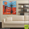 Be Inspired! Abstract Realism Outback Landscape Grass Trees Square (SOLD)-abstract realism-Franko-[Franko]-[huge_art]-[Australia]-Franklin Art Studio