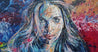 Be Inspired! Abstract Realism Scarlett Johansson (SOLD)-abstract realism-[Franko ]-[Gallery]-[popular]-[Australia]-Franklin Art Studio