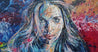 Be Inspired! Abstract Realism Scarlett Johansson (SOLD)-abstract realism-Franko-[Franko]-[Australia_Art]-[Art_Lovers_Australia]-Franklin Art Studio